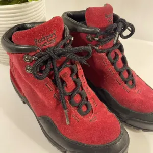 Rockport XCS Women’s Waterproof Boots Red and Black Size 5