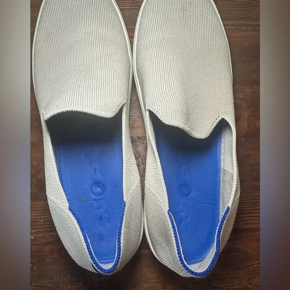 Rothys The Original Slip On Shoes Womens 9.5 Sand Beige Comfort Sneaker Preppy.