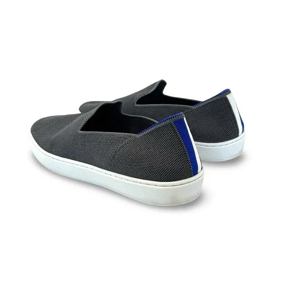 Rothys The Original Slip On Sneaker Womens Size 10.5 Gray Mesh Knit