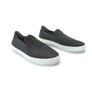 Rothys The Original Slip On Sneaker Womens Size 10.5 Gray Mesh Knit