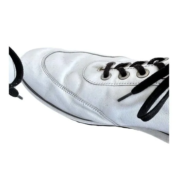 Royal Albartross Mens Richmond White Mocha Leather Golf Shoes 13