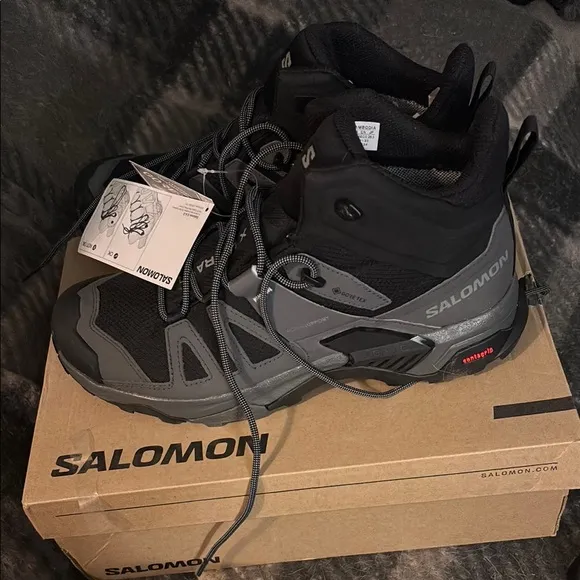 Salomon Black and Gray X Ultra 04.