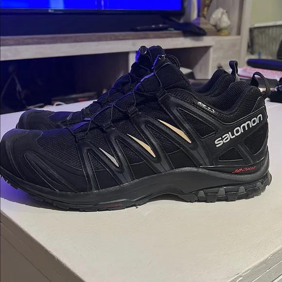 Salomon Men's Black XA Pro 3D waterproof Trail Running Shoes