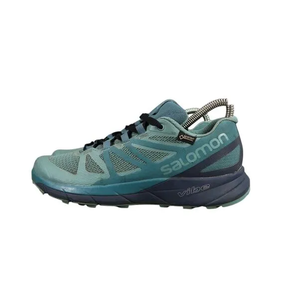 Salomon Shoes Womens 6 Athletic Trail Running Sense Ride GTX Vibe Outdoor Sport