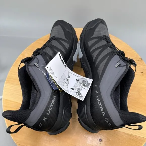 Salomon X Ultra 4 GTX Men's Size 12 Shoes Black Hiking Outdoor Grip Goretex