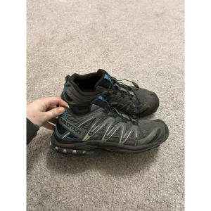 Salomon XA PRO 3D V7 Gore-TEX Trail Running Shoes Stormy Weather Size 11.5 Men