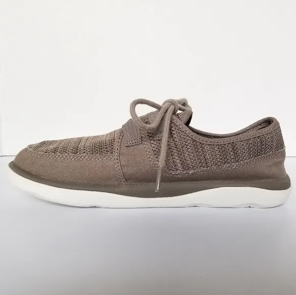 Sanuk What A Tripper Low Shoes Mens 8 Sidewalk Surfer Natural Mesh 1099390