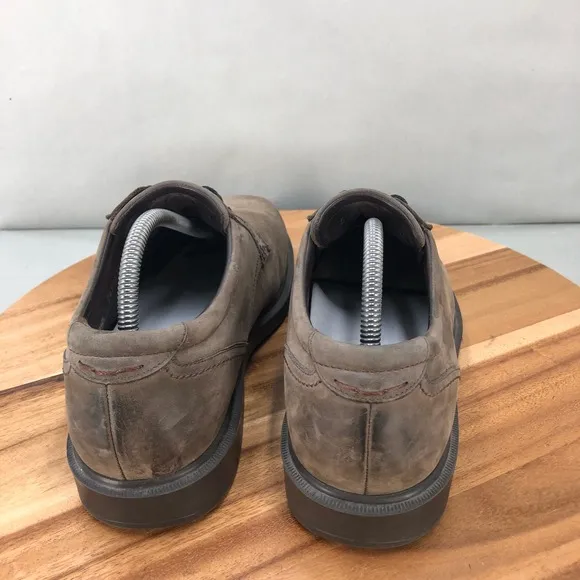 SAS Ambassadors Oxford Shoes Mens 9.5 M Brown Leather Nubuck Walking Comfort
