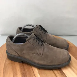 SAS Ambassadors Oxford Shoes Mens 9.5 M Brown Leather Nubuck Walking Comfort