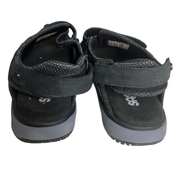 SAS Black Sandals Maverick Leather Mesh Upper Adjustable Straps Womens Size 8.5