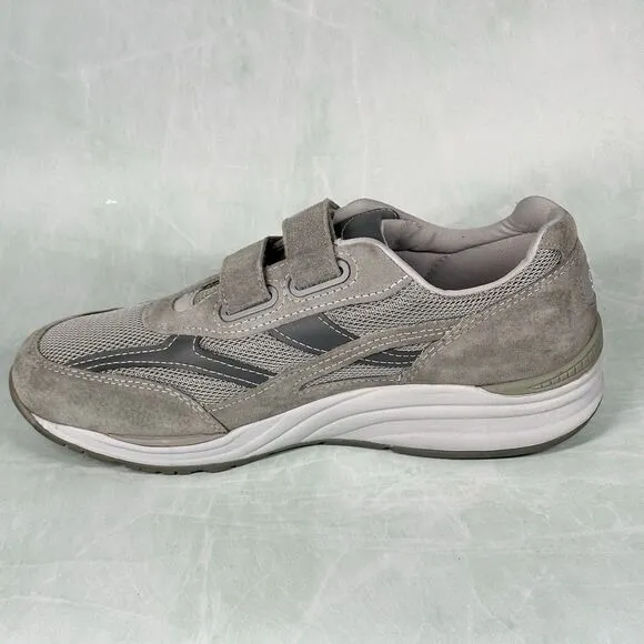 SAS JC Mesh Shoes Mens Size 10.5 M Gray Suede Running Athletic Walking Sneakers