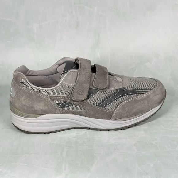 SAS JC Mesh Shoes Mens Size 10.5 M Gray Suede Running Athletic Walking Sneakers