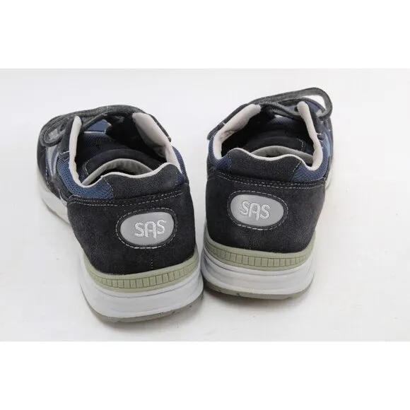 Sas JV Mesh Mens Sneakers Shoes Suede blue NO INSOLES 9.5 M