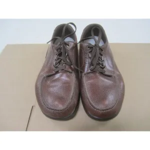SAS Shoes Mens 14W Brown Bout Time Lace Up Moccasin Cordovan Tripad Comfort