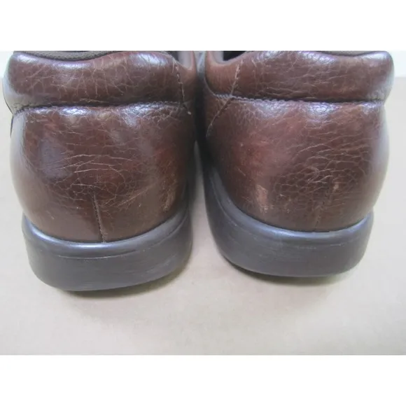 SAS Shoes Mens 14W Brown Bout Time Lace Up Moccasin Cordovan Tripad Comfort