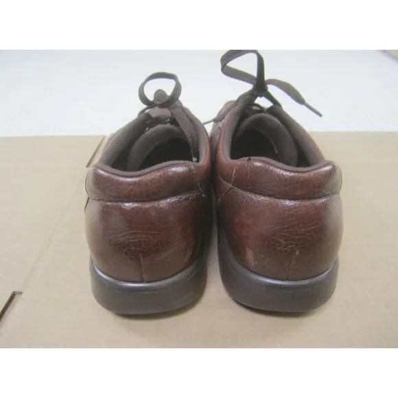 SAS Shoes Mens 14W Brown Bout Time Lace Up Moccasin Cordovan Tripad Comfort