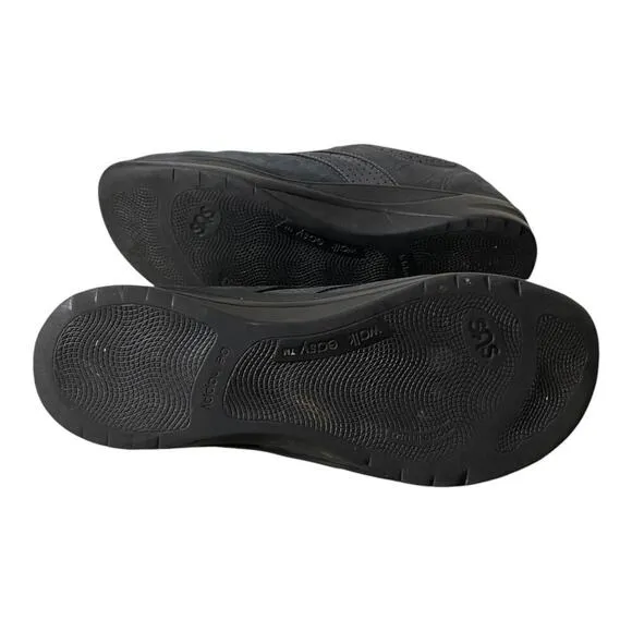 SAS Womens Easy Walk Walking Shoes Size 8 M Black