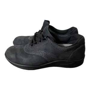 SAS Womens Easy Walk Walking Shoes Size 8 M Black