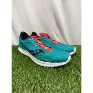 Saucony Womens Kinvara 11 S20551-10 Athletic Running Shoes Blue Green Size 12