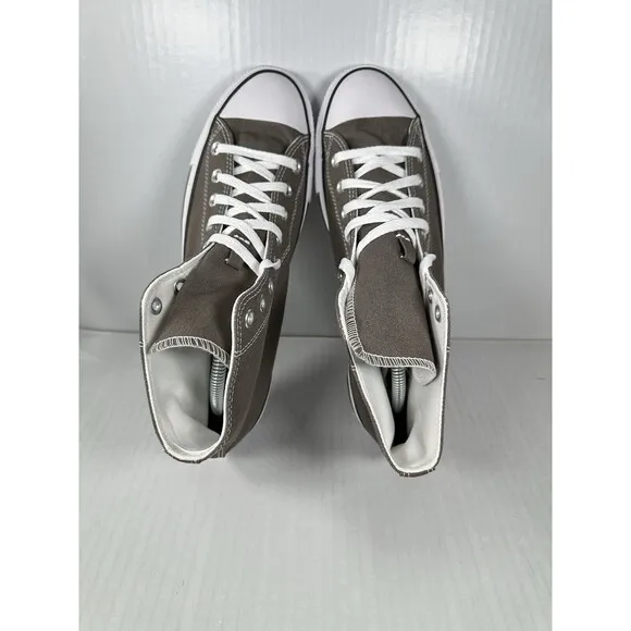 Size 10 Men’s Converse Unisex All Star Chuck Taylor Hi Top Charcoal Gray 1J793