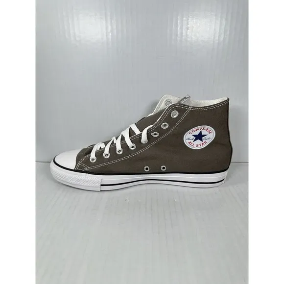 Size 10 Men’s Converse Unisex All Star Chuck Taylor Hi Top Charcoal Gray 1J793