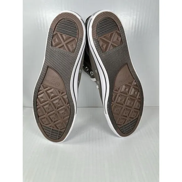 Size 10 Men’s Converse Unisex All Star Chuck Taylor Hi Top Charcoal Gray 1J793