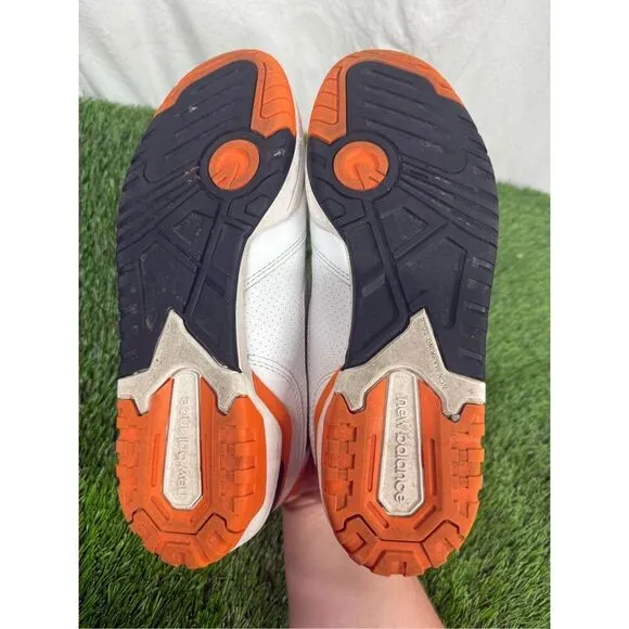 Size 10 - New Balance 550 Syracuse (Varsity) Orange White BB550HG1