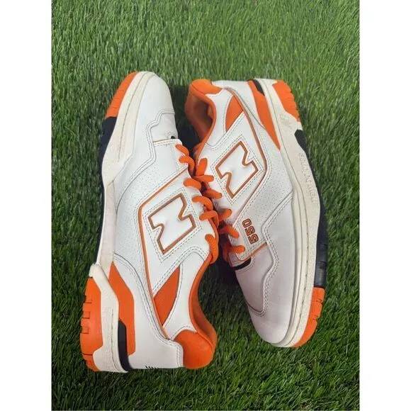 Size 10 - New Balance 550 Syracuse (Varsity) Orange White BB550HG1