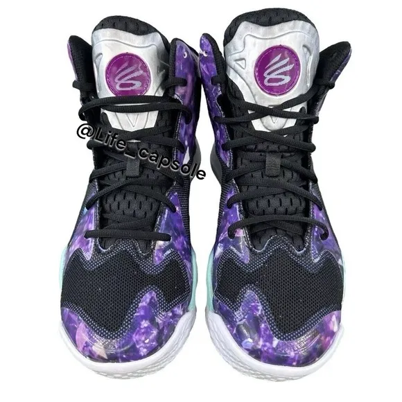 Size‎ 10 Under Armour Tuff Crowd x Curry Spawn Purple FloTro Amethyst Basketball