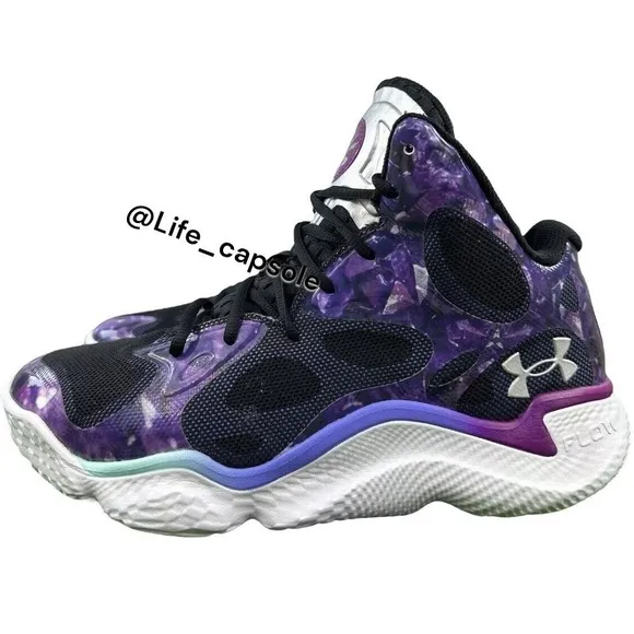 Size‎ 10 Under Armour Tuff Crowd x Curry Spawn Purple FloTro Amethyst Basketball