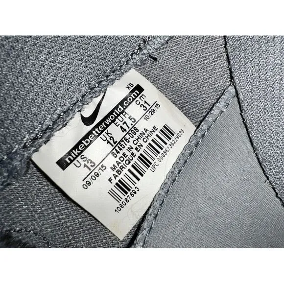 Size 13 -‎ Mens Nike Flystepper 2K3 Gray Sneakers Shoes