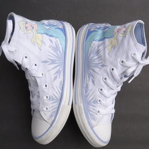 SIZE 3. Converse &amp; Frozen 2X Chunk Taylor All Star sneakers shoes.