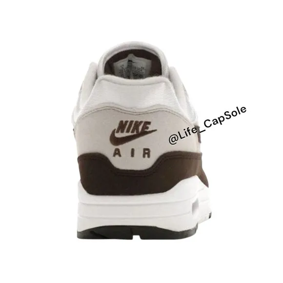 Size 7.5 Nike Air Max 1 Running Shoes Baroque Brown White US Women's DZ2628-004