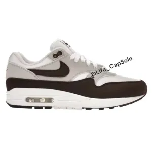 Size 7.5 Nike Air Max 1 Running Shoes Baroque Brown White US Women's DZ2628-004