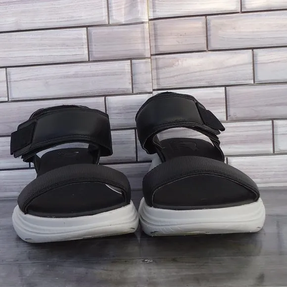 SIZE 8.5. SOREL Explorer Blitz Stride Black Sandals Shoe.