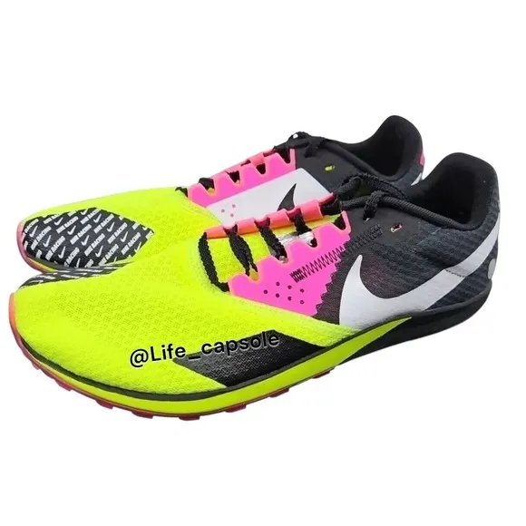 Size 9 Nike Zoom X Rival XC 6 Cross Country Spikes Volt Blk DX7990-700 Men's New