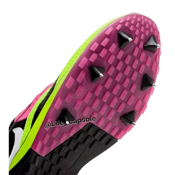 Size 9 Nike Zoom X Rival XC 6 Cross Country Spikes Volt Blk DX7990-700 Men's New