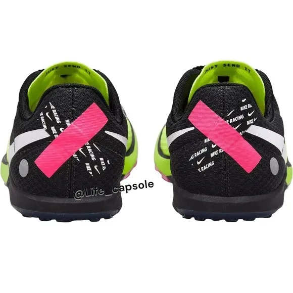 Size 9 Nike Zoom X Rival XC 6 Cross Country Spikes Volt Blk DX7990-700 Men's New