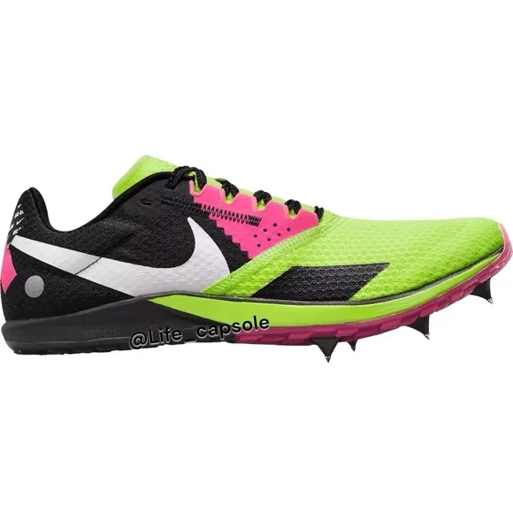 Size 9 Nike Zoom X Rival XC 6 Cross Country Spikes Volt Blk DX7990-700 Men's New
