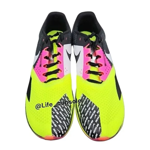 Size 9 Nike Zoom X Rival XC 6 Cross Country Spikes Volt Blk DX7990-700 Men's New