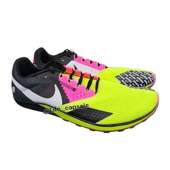 Size 9 Nike Zoom X Rival XC 6 Cross Country Spikes Volt Blk DX7990-700 Men's New