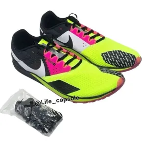 Size 9 Nike Zoom X Rival XC 6 Cross Country Spikes Volt Blk DX7990-700 Men's New