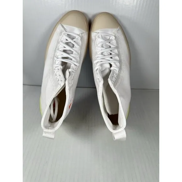 Size 9.5 Men Converse Chuck Taylor All Star CX Explore 2 Hi White/Citron A10261C