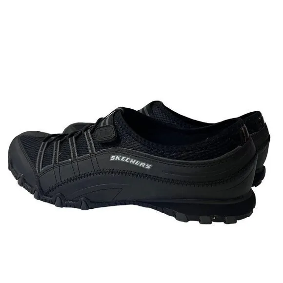 SKECHERS ACTIVE Women's Walking Black‎ Shoes Size 10 Leather / Textile Upper