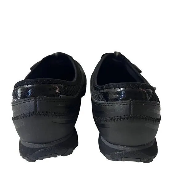 SKECHERS ACTIVE Women's Walking Black‎ Shoes Size 10 Leather / Textile Upper