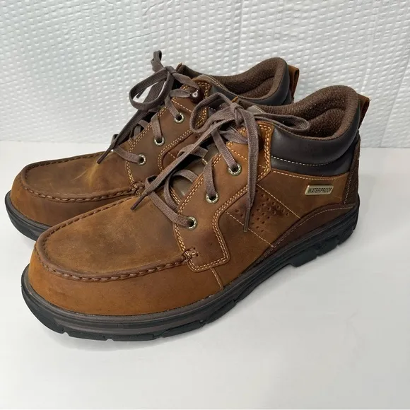 Skechers Melago Moc Toe Waterproof Boots Size 11.5