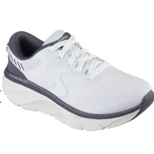 Skechers Women's White and Gray Walking Shoes