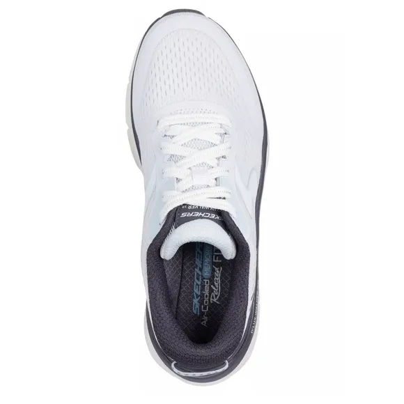 Skechers Women's White and Gray Walking Shoes