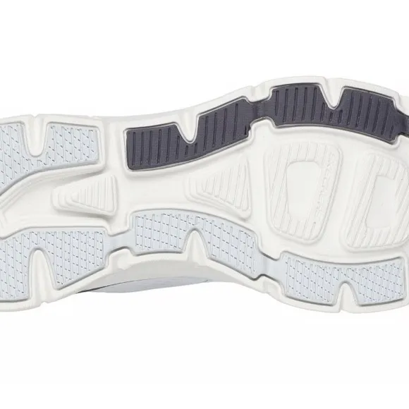 Skechers Women's White and Gray Walking Shoes