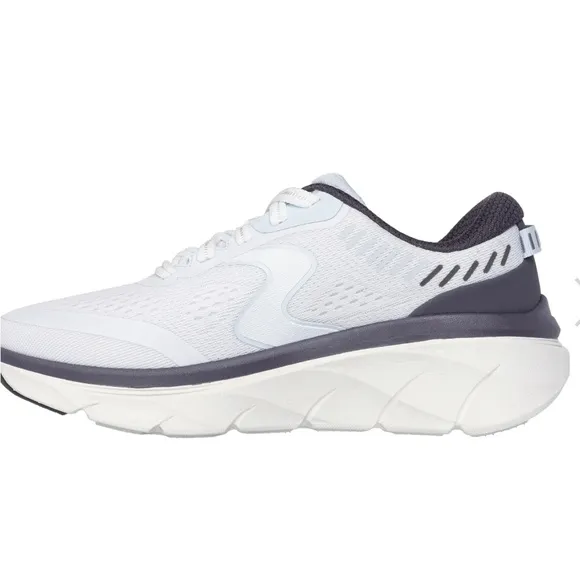 Skechers Women's White and Gray Walking Shoes